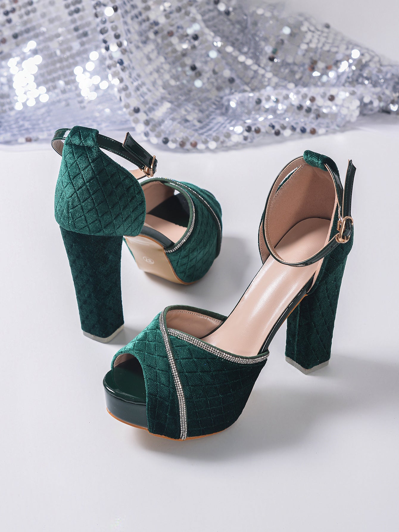 2026 Summer New Fashionable Open-Toe Ultra-High Heel Women's Shoes
