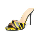 Women's Round-Toe High-Heeled Mules – Summer 2026 New Arrival